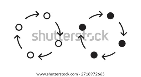 Methodology icon. Symbol, logo illustration. graphic icon set