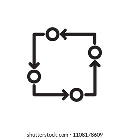 Methodology icon, vector illustration