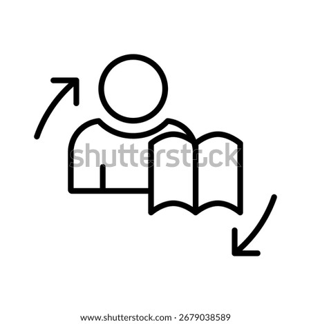 Methodology line icon vector collection