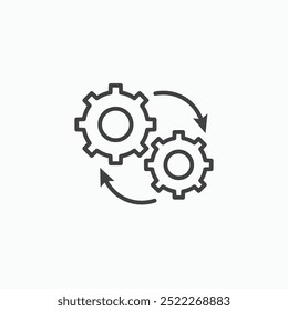 Methodologyline in Thin line black color. flat simple vector symbols illustration.