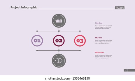 Methods of business development slide template. Business data. Graph, diagram, design. Creative concept for infographic, report. Can be used for topics like implementation, strategy, business practice