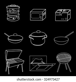 Methods of cooking. Equipment for cooking in different ways