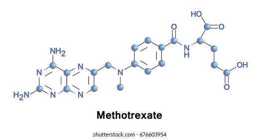 Methotrexate is a chemotherapy agent and immune system suppressant.