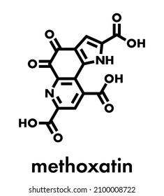 Methoxatin Redox Cofactor Molecule. Skeletal Formula.