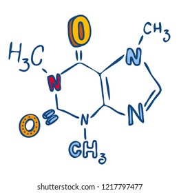Methyl icon. Hand drawn illustration of methyl vector icon for web design