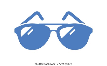 ein sorgfältig gestaltetes Sonnenbrillen-Icon im eleganten, modernen Stil, das nur darauf wartet, dass Sie es benutzen.