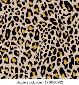 metraj pattern consisting of leopard skin material