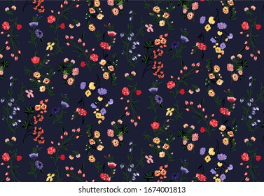metraj pattern consisting of small crispy flowers
