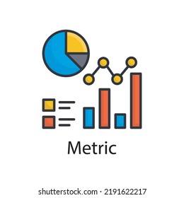 Metric vector filled outline Icon Design illustration. Miscellaneous Symbol on White background EPS 10 File