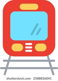 Metro Flat Illustration Vector Design