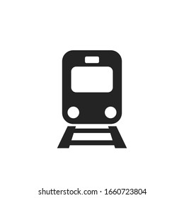 Metro Icon On White Background. Vector Illustration.