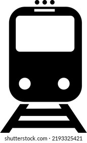 Icono del metro sobre fondo blanco. Ilustración vectorial sobre fondo blanco..eps
