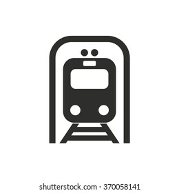 Metro  icon  on white background. Vector illustration.