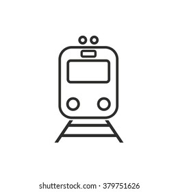 Metro  icon  on white background. Vector illustration.