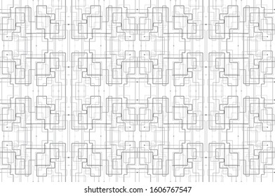 Metro Map Tube Subway Scheme. City Transportation DLR Vector Complex Grid. Underground Map. DLR And Crossrail Map Design Template. Live Strokes Included.