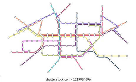 Metro subway map