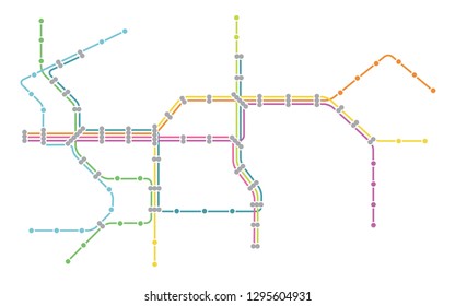 Metro subway map