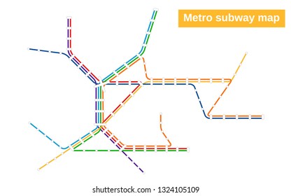 Metro subway map