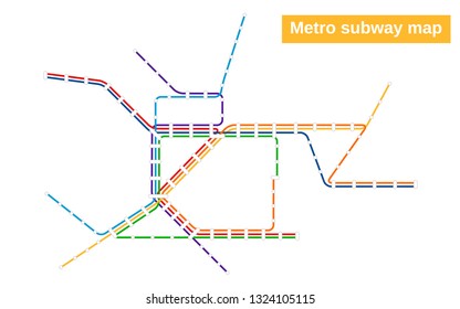 Metro subway map