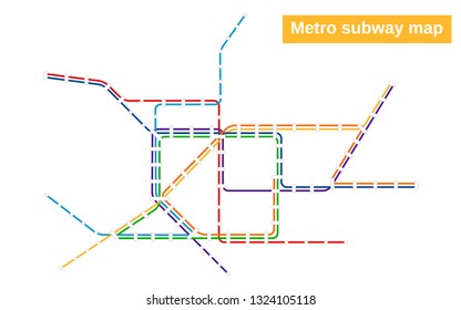 Metro subway map