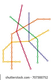 Metro subway map
