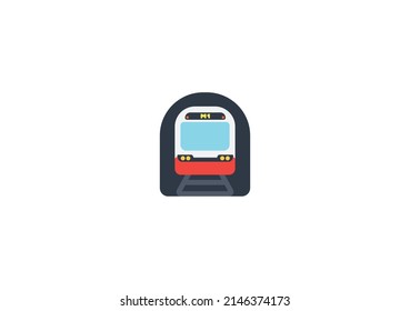 Metro Vector Isolated Emoticon. Metro Icon