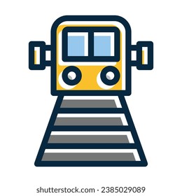 Metro Vector Thick Line Filled Dark Colors Icons For Personal And Commercial Use.
