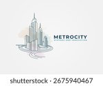 Metrocity Systems and Innovation Cityscape Logo