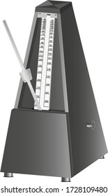 Metronome - un dispositivo que marca periodos iguales de tiempo con golpes, se utiliza en las clases de física y música.