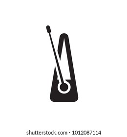 metronome icon illustration isolated vector sign symbol