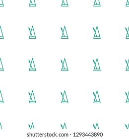 metronome icon pattern seamless white background. Editable outline metronome icon. metronome icon pattern for web and mobile.