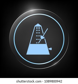 Metronome icon symbol