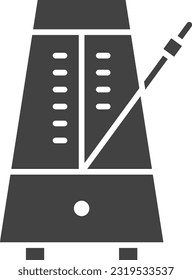 Metronome icon vector image. Suitable for mobile application web application and print media.