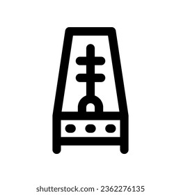 metronome icon. vector icon for your website, mobile, presentation, and logo design.