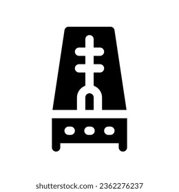 metronome icon. vector icon for your website, mobile, presentation, and logo design.