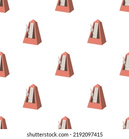 Metronome pattern seamless background texture repeat wallpaper geometric vector