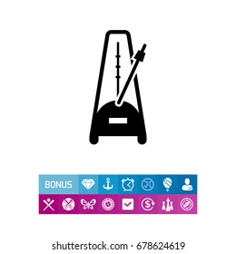 Metronome with pendulum