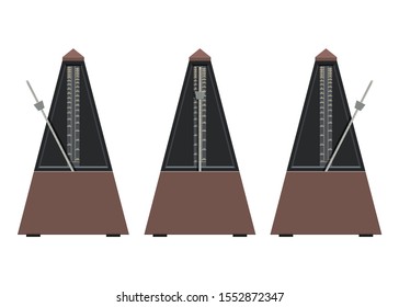 Metronome vector design illustration isolated on white background