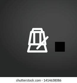 Metronome vector icon. Metronome concept stroke symbol design. Thin graphic elements vector illustration, outline pattern for your web site design, logo, UI. EPS 10.