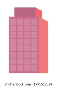 metropolis pink building architecture icon