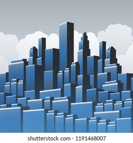 Metropolis - Urban Cityscape Vector Design