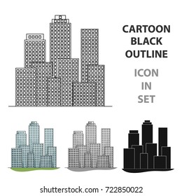 Metropolis.Realtor single icon in cartoon style vector symbol stock illustration web.