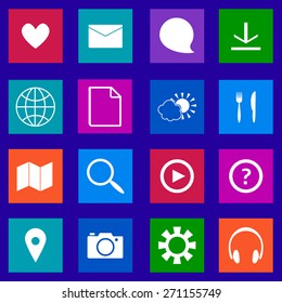 Metro-style system icons