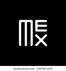 MEX letter logo vector design, MEX simple and modern logo. MEX luxurious alphabet design  