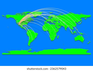 Mapa Mexicali, México - Mapa conceptual para Mexicali, México en el mapa mundial. Adecuado para conceptos de exportación. El archivo es adecuado para la edición digital y las impresiones de todos los tamaños.
