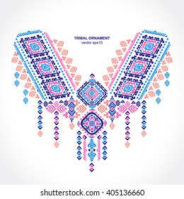 Mexican and African Vector Tribal ethnic ornament