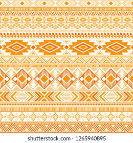 Mexican american indian pattern tribal ethnic motifs geometric vector background. Abstract native american tribal motifs clothing fabric ethnic traditional design. Aztec symbol fabric print.