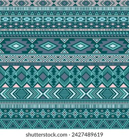 Mexican american indian pattern tribal ethnic motifs geometric seamless background. Unusual native american tribal motifs clothing fabric ethnic traditional design. Aztec symbol fabric print.