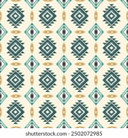 Mexican american indian pattern tribal ethnic motifs geometric vector background. Chic native american tribal motifs clothing fabric ethnic traditional design. Mexican folk fashion.