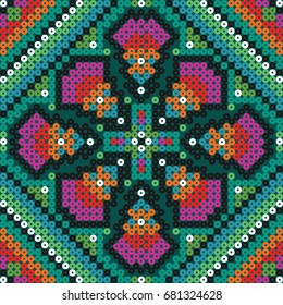 Mexican art pattern